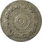 Ekena Millwork Rose Ceiling Medallion (Fits Canopies up to 13 1/2"), 33 7/8"OD x 2 3/8"P, Castle Stone Crackle CM33ROCSC - alternate 1